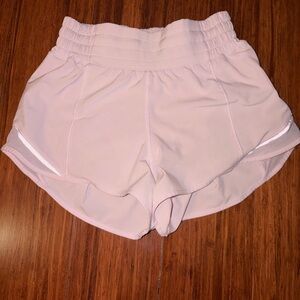 Light pink Lululemon shorts